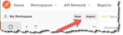 Import Postman Collection