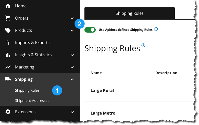 Use Operator Shipping Rules