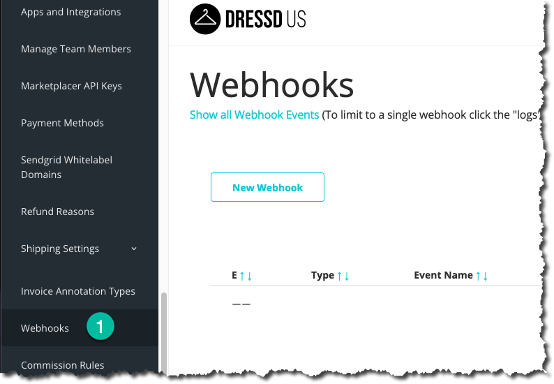 Select Webhooks