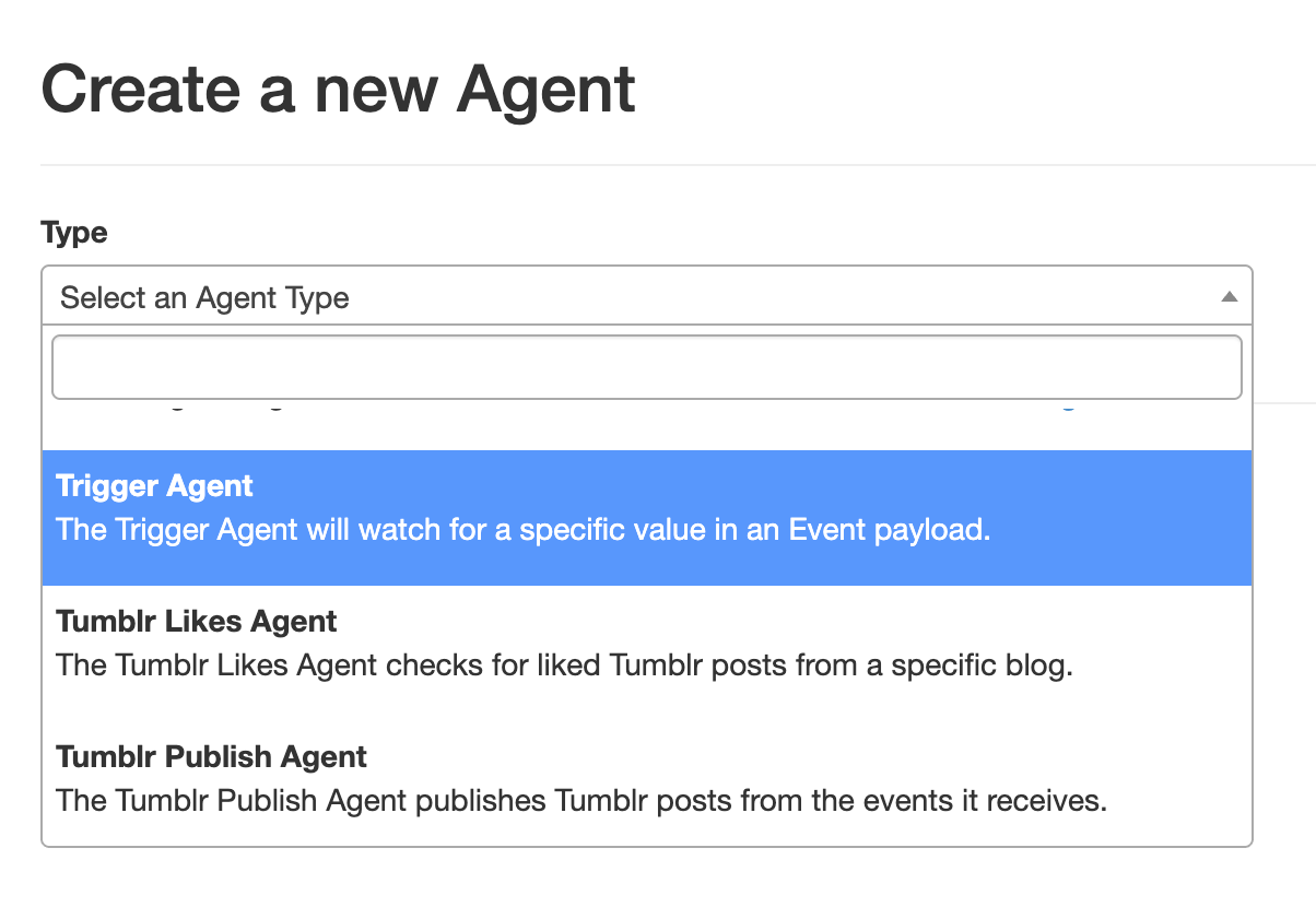 Create Trigger Agent