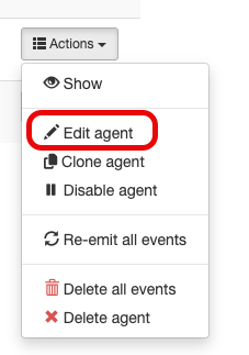 Edit agent