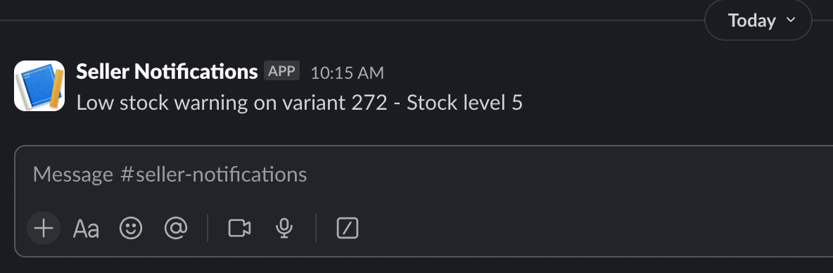 Slack Message from Huginn