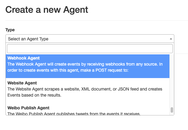 Webhook agent